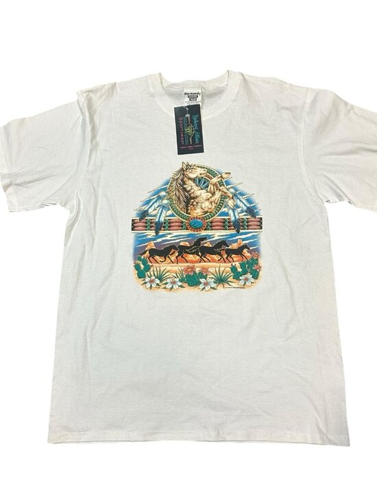 Robert Allan Other - NWT Robert Allan Sportswear Horse Tribal Shirt Unisex‎ Size XL